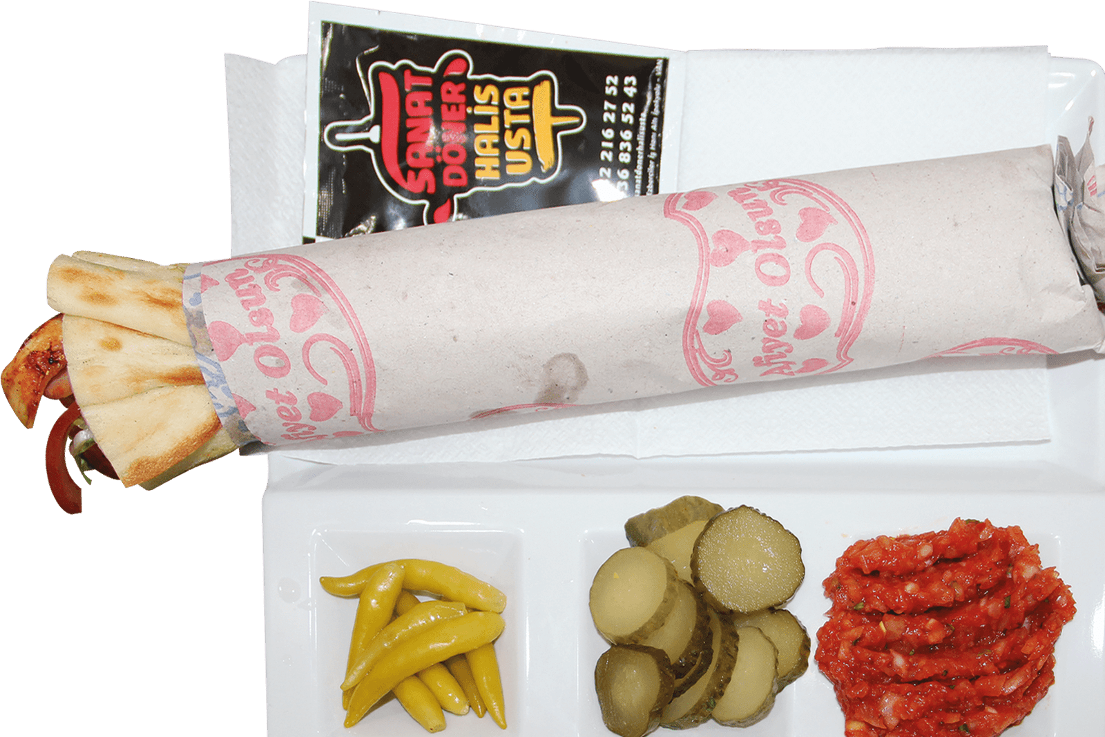 Döner Dürüm (Pide)